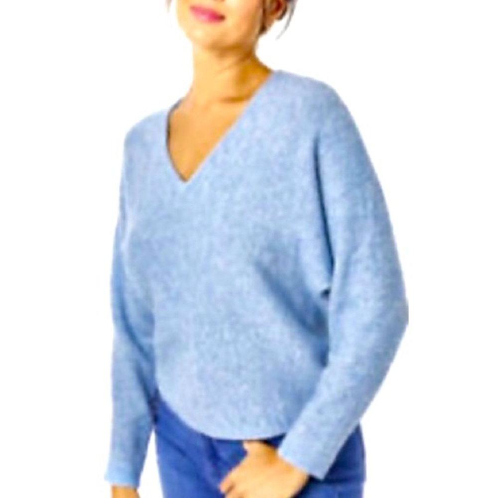 NWT Lilly Pulitzer Savette Sequin Sweater Blue Peri Metallic M